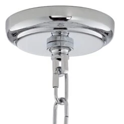 Possini Euro Viviette 20" Wide Chrome And Modern Crystal Pendant Light -Modern Lamp Shop possini euro viviette 20 inch wide chrome and modern crystal pendant light 8g479views4