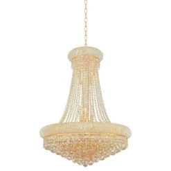 Primo 28" Traditional Gold And Crystal Chandelier By Elegant Lighting 6 Primo 28" Traditional Gold And Crystal Chandelier By Elegant Lighting -Modern Lamp Shop primo 28 inch traditional gold and crystal chandelier by elegant lighting 18v46views1