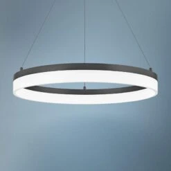 Quoizel Cohen 23 1/2"W Oil-Rubbed Bronze LED Pendant Light