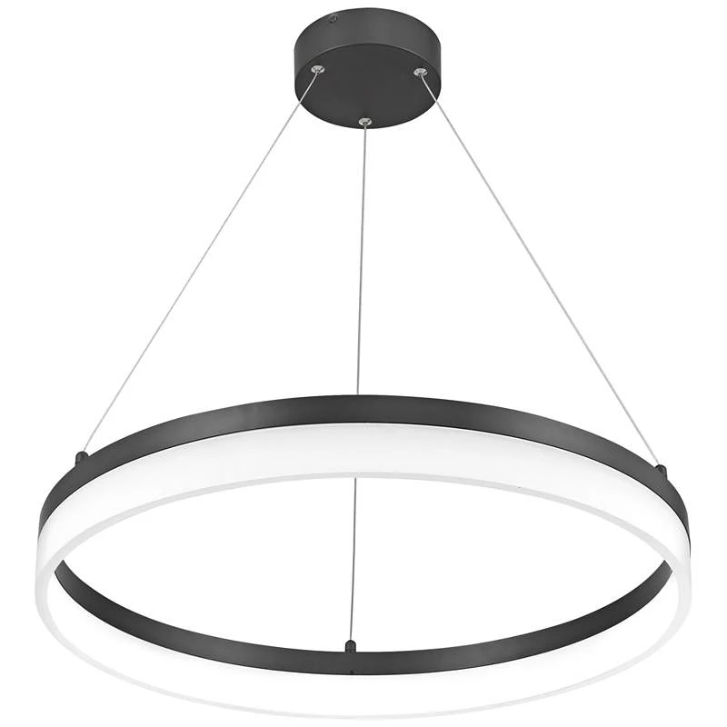 Quoizel Cohen 23 1/2"W Oil-Rubbed Bronze LED Pendant Light 3 Quoizel Cohen 23 1/2"W Oil-Rubbed Bronze LED Pendant Light - Image 3