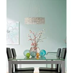 James R. Moder Vesta 20" Round Imperial Crystal Pendant