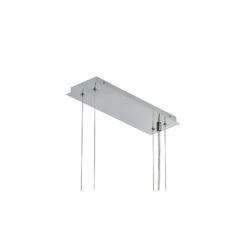 Rossi 51 1/4"W Chrome LED Kitchen Island Light Chandelier 7 Rossi 51 1/4"W Chrome LED Kitchen Island Light Chandelier -Modern Lamp Shop rossi 51 and one quarter inchw chrome led kitchen island light chandelier 22d91views2