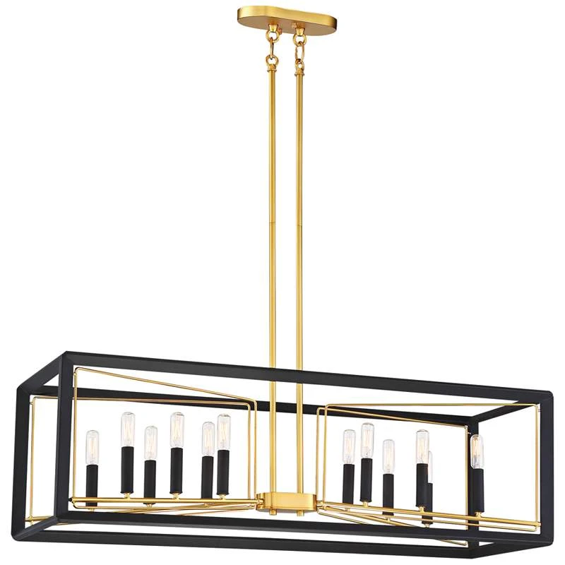 Sable Point 38 1/4"W Gold Kitchen Island Light Chandelier 2 Sable Point 38 1/4"W Gold Kitchen Island Light Chandelier - Image 2