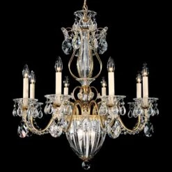 Schonbek Bagatelle 26" Wide Heirloom Gold Crystal Chandelier
