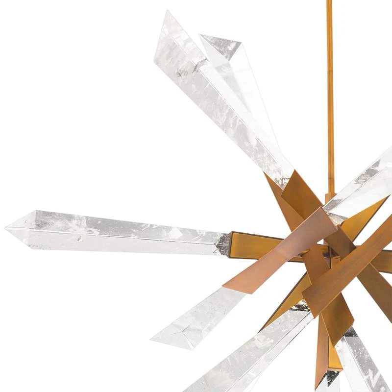 Schonbek-Beyond Solitude 35.5" Wide Modern LED Aged Brass Pendant 3 Schonbek-Beyond Solitude 35.5" Wide Modern LED Aged Brass Pendant - Image 3