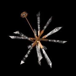 Schonbek-Beyond Solitude 35.5" Wide Modern LED Aged Brass Pendant 9 Schonbek-Beyond Solitude 35.5" Wide Modern LED Aged Brass Pendant -Modern Lamp Shop schonbek beyond solitude 35 5 inch wide modern led aged brass pendant 264m3views2