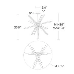 Schonbek-Beyond Solitude 35.5" Wide Modern LED Aged Brass Pendant 11 Schonbek-Beyond Solitude 35.5" Wide Modern LED Aged Brass Pendant -Modern Lamp Shop schonbek beyond solitude 35 5 inch wide modern led aged brass pendant 264m3views4