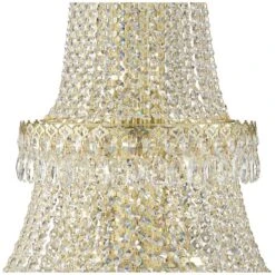 Schonbek Camelot Optic Crystal 41-Light Chandelier In Aurelia Finish -Modern Lamp Shop schonbek camelot optic crystal 41 light chandelier in aurelia finish 66407views3