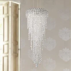 Schonbek Chantant 14" Wide Large Crystal Pendant Light