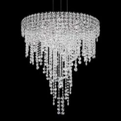 Schonbek Chantant 24" Wide Small Crystal Pendant Light