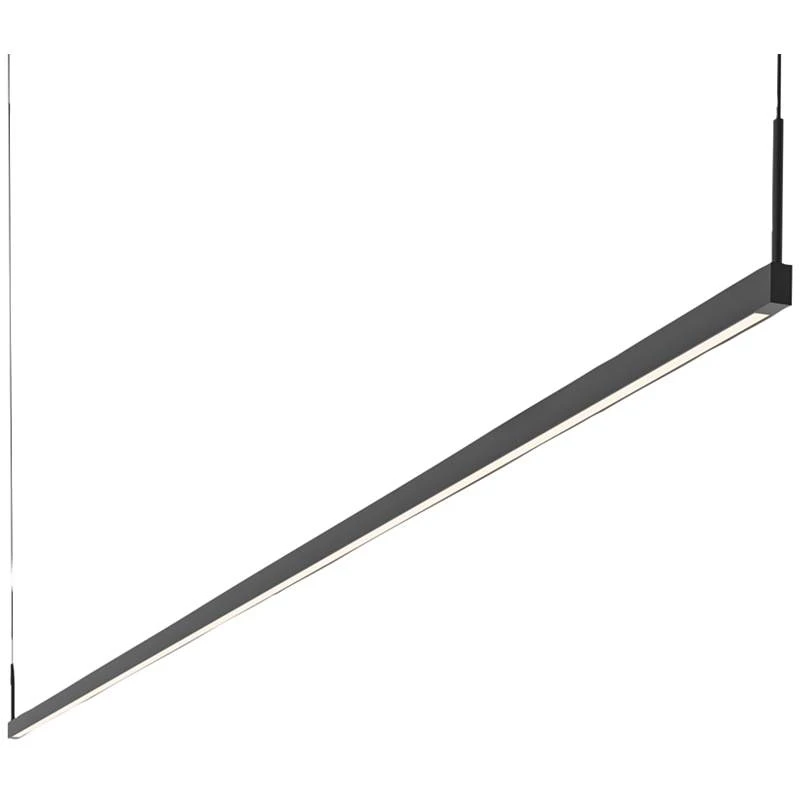 Sonneman Thin-Line 96" Wide Black 2-Sided LED Island Pendant 1 Sonneman Thin-Line 96" Wide Black 2-Sided LED Island Pendant