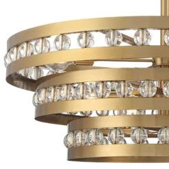 Stiffel Artyom 40" Wide Warm Gold 8-Light Crystal Ring Pendant 9 Stiffel Artyom 40" Wide Warm Gold 8-Light Crystal Ring Pendant -Modern Lamp Shop stiffel artyom 40 inch wide warm gold 8 light crystal ring pendant 508n0views1