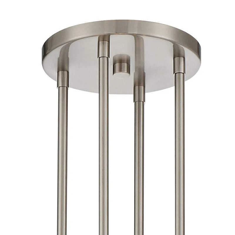 Stiffel Ella 32 1/2"Wide Nickel Crystal 16-Light Three-Tier Pendant 4 Stiffel Ella 32 1/2"Wide Nickel Crystal 16-Light Three-Tier Pendant - Image 4