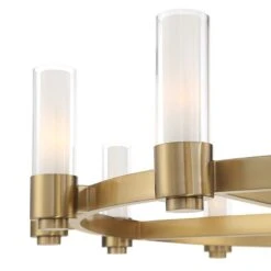 Stiffel Ennis 48" Wide Antique Brass 12-Light Ring Chandelier -Modern Lamp Shop stiffel ennis 48 inch wide antique brass 12 light ring chandelier 95r56views1