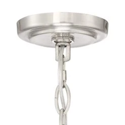 Stiffel Manhattan 30"W Brushed Nickel And Black 6-Light Chandelier -Modern Lamp Shop stiffel manhattan 30 inchw brushed nickel and black 6 light chandelier 78w97views3