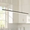 Stiletto 59 1/2" Wide Black LED Kitchen Island Light Pendant