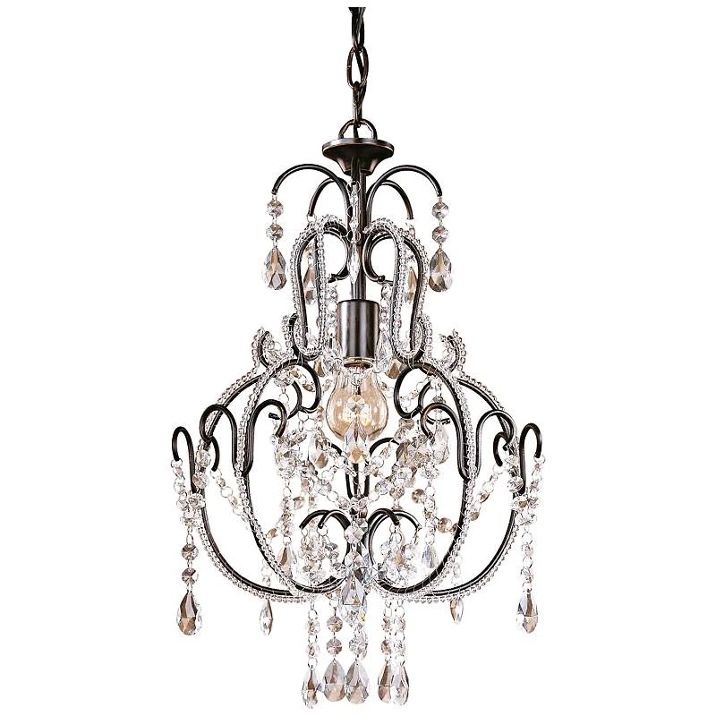 Taylor Bronze 12 1/2" Wide Mini-Chandelier By Minka Lavery 2 Taylor Bronze 12 1/2" Wide Mini-Chandelier By Minka Lavery - Image 2