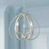 Tilbury 16 1/2" Wide Polished Nickel 3-Light Foyer Pendant