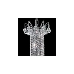 Toureg 35" Wide Chrome 16-Light Crystal Chandelier -Modern Lamp Shop toureg 35 inch wide chrome 16 light crystal chandelier 15f47views2