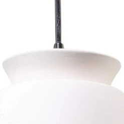 Trapezoid 7 3/4" Wide Bisque Ceramic Mini Pendant Light -Modern Lamp Shop trapezoid 7 and three quarter inch wide bisque ceramic mini pendant light 99d05views2