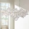 Trento 55 3/4" Wide Champagne Silver 15-Light Oval Chandelier