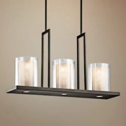 Triad 31 1/4" Wide Olde Bronze Kitchen Island Light Pendant