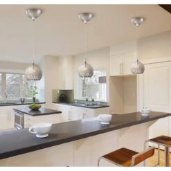 Possini Euro 4 1/2" Wide Swirl Wire Glass Mini Pendant Light