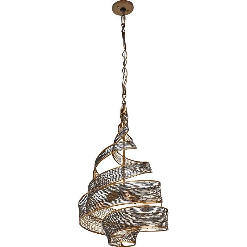 Varaluz Flow 18" Wide Hammered Ore Pendant Light 3 Varaluz Flow 18" Wide Hammered Ore Pendant Light - Image 3