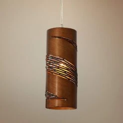 Varaluz Flow 4" Wide Hammered Ore Mini Pendant Light