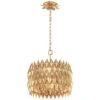 Varaluz Forever 18" Wide French Gold Drum Pendant Light