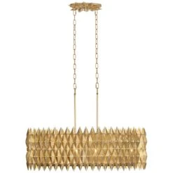 Varaluz Forever 35 1/2"W French Gold Island Pendant Light