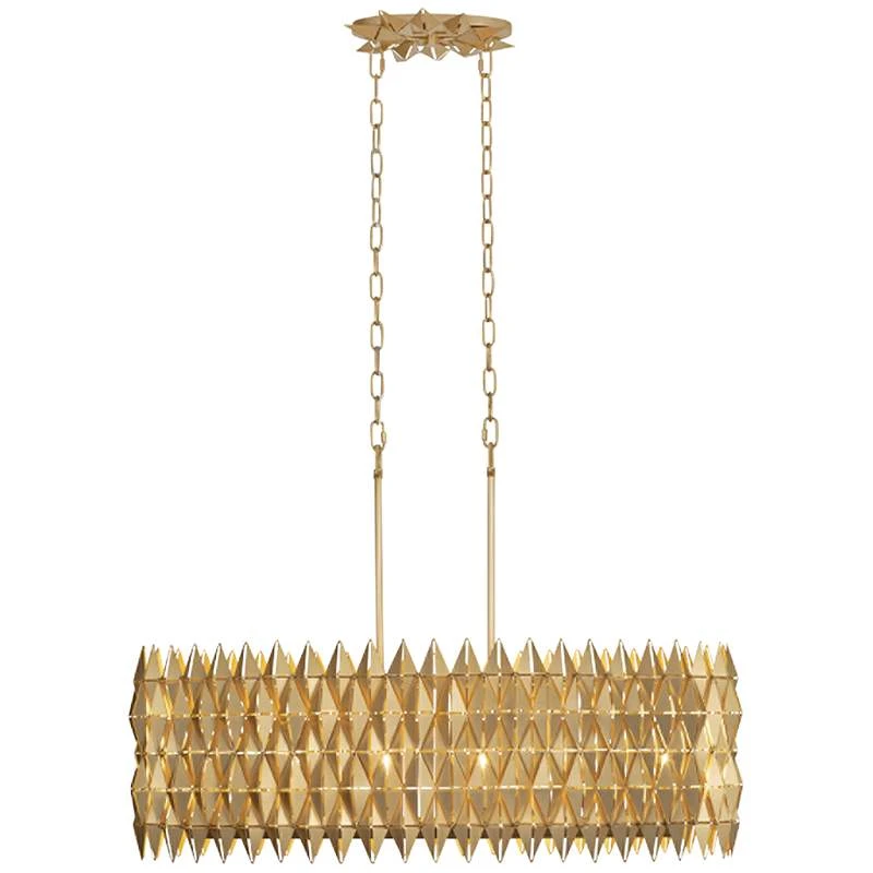 Varaluz Forever 35 1/2"W French Gold Island Pendant Light 1 Varaluz Forever 35 1/2"W French Gold Island Pendant Light