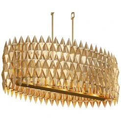 Varaluz Forever 35 1/2"W French Gold Island Pendant Light 7 Varaluz Forever 35 1/2"W French Gold Island Pendant Light -Modern Lamp Shop varaluz forever 35 and one half inchw french gold island pendant light 86g36views3