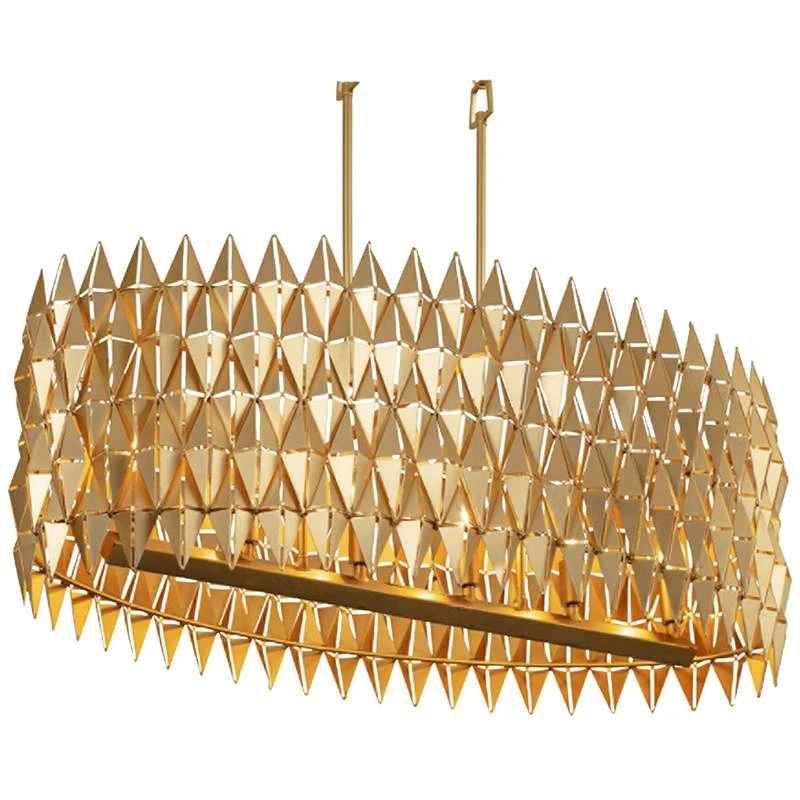 Varaluz Forever 35 1/2"W French Gold Island Pendant Light 4 Varaluz Forever 35 1/2"W French Gold Island Pendant Light - Image 4