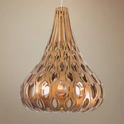 Varaluz Masquerade 18" Wide Hammered Ore Pendant Light