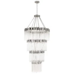 Varaluz Matrix Rainy Night 30-Light 4-Tier Large Modern Chandelier