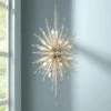 Varaluz Orbital 24" Wide Gold Dust And Crystal Foyer Pendant
