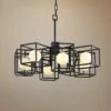 Varaluz Plaza 25 1/2" Wide Carbon 8-Light LED Pendant