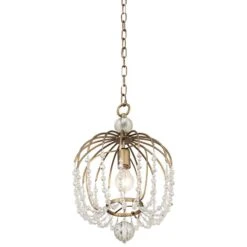 Varaluz Voliere 12 1/2" Wide Havana Gold Pendant Light 5 Varaluz Voliere 12 1/2" Wide Havana Gold Pendant Light -Modern Lamp Shop varaluz voliere 12 and one half inch wide havana gold pendant light 86g23views2