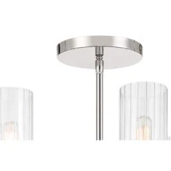 Vernon Place 20 1/4" Wide Chrome 6-Light Chandelier -Modern Lamp Shop vernon place 20 and one quarter inch wide chrome 6 light chandelier 785h1views2