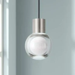 Visual Comfort And Co. Mina 5"W Crystal Mini Pendant Light