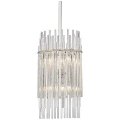 Wallis 10 1/2" Wide Polished Nickel Mini Pendant