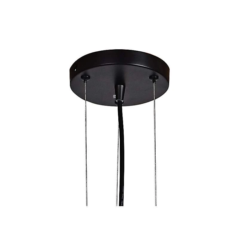 Wired 23 1/4" Wide Black LED Pendant Light 4 Wired 23 1/4" Wide Black LED Pendant Light - Image 4